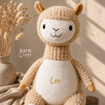 Personalised Alpaca Soft Toy