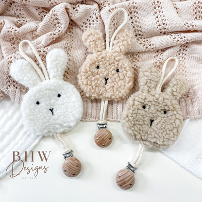 Bouclé Bunny Dummy Clip