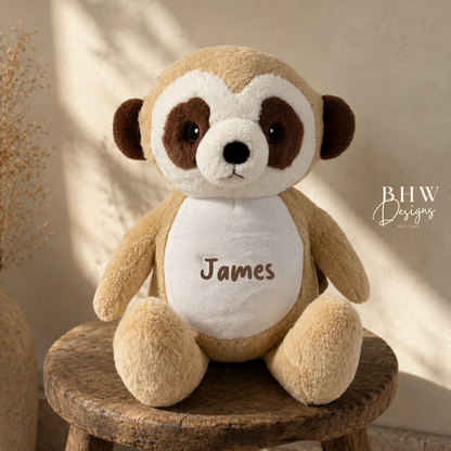 personalised Meerkat Soft Toy