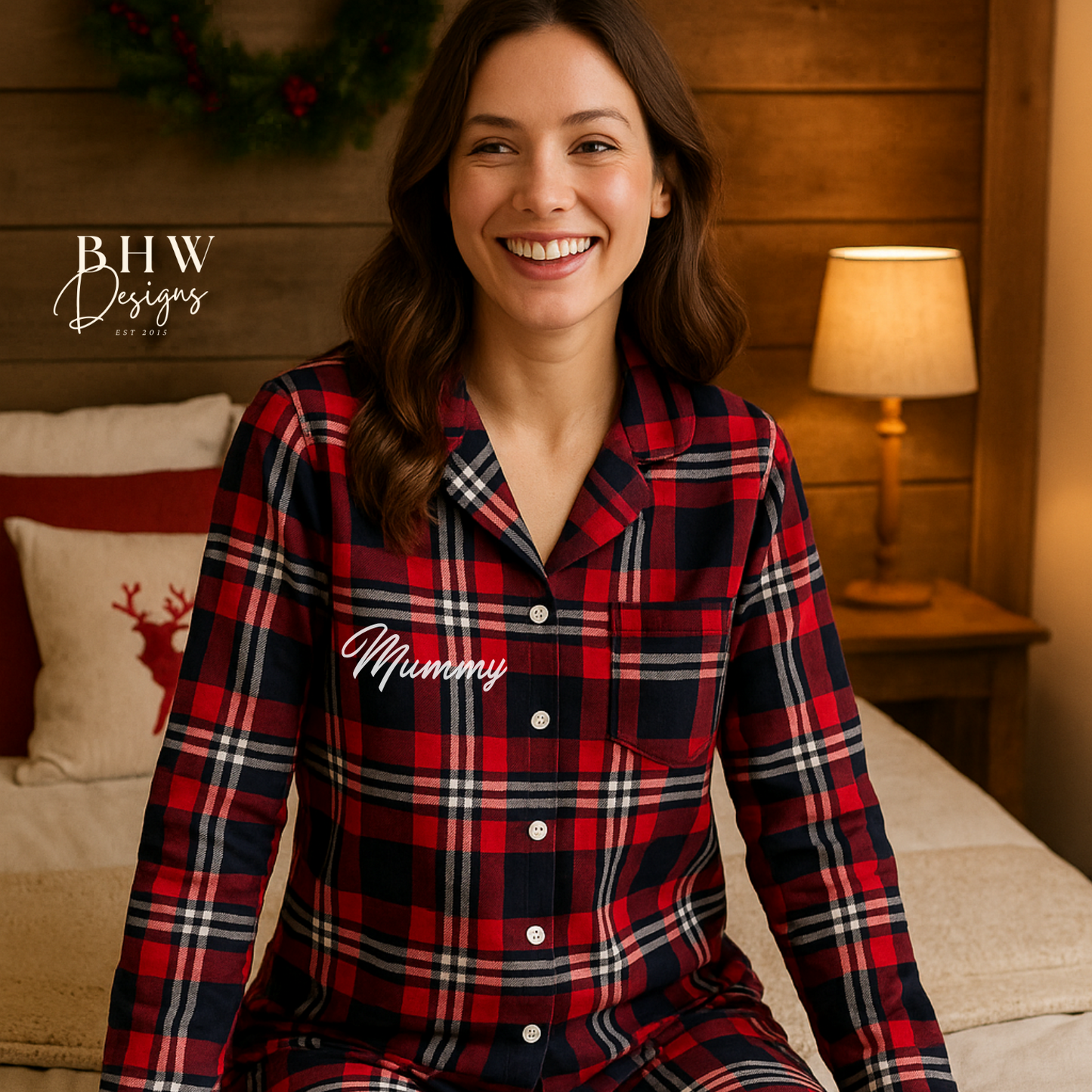 Women's Personalised Tartan Pyjamas