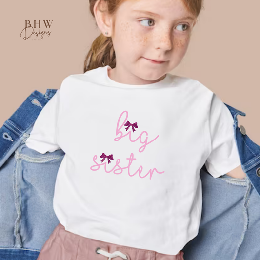 Big Sister Bow T-Shirt
