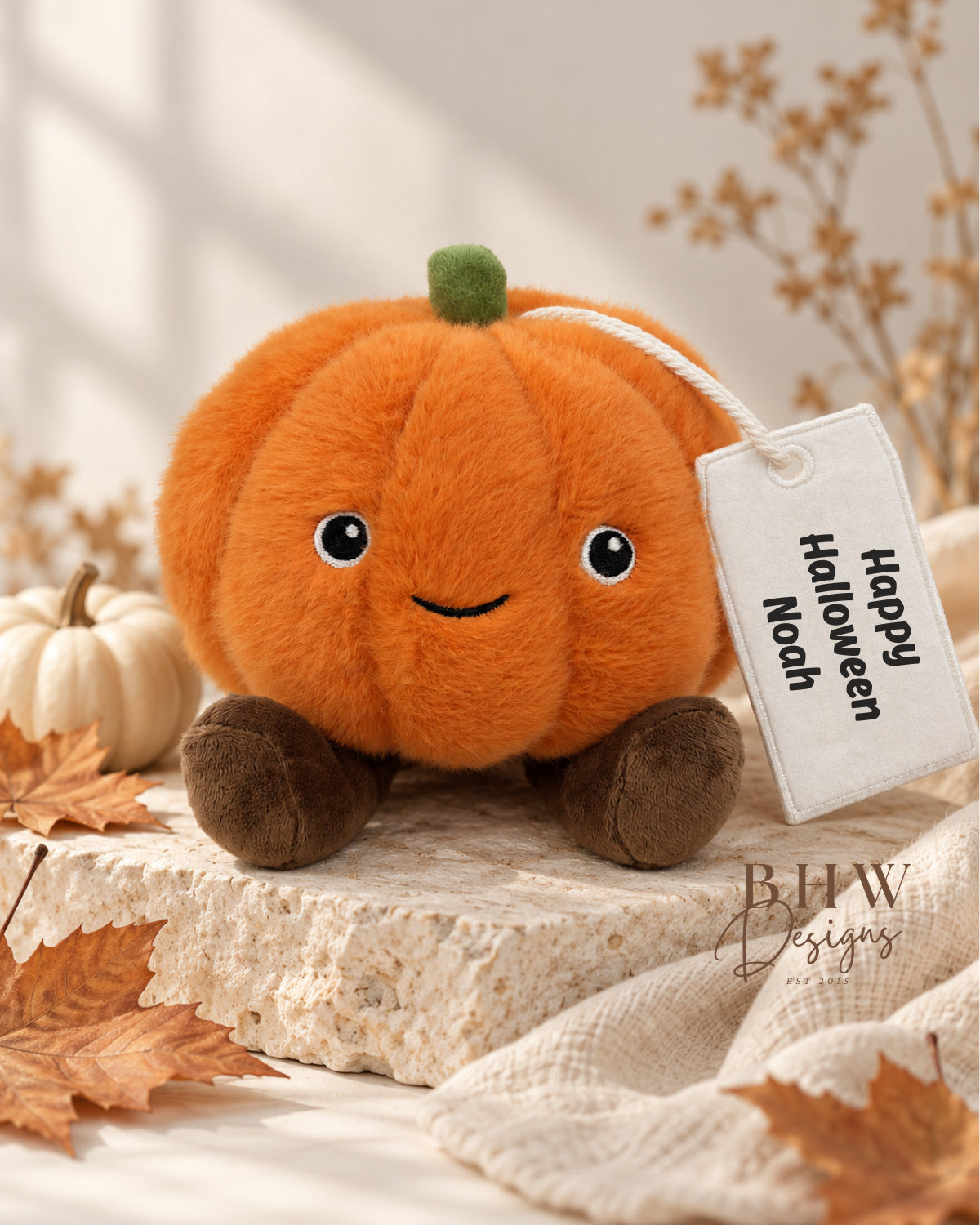 Personalised Pumpkin Soft Toy