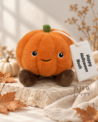 Personalised Pumpkin Soft Toy