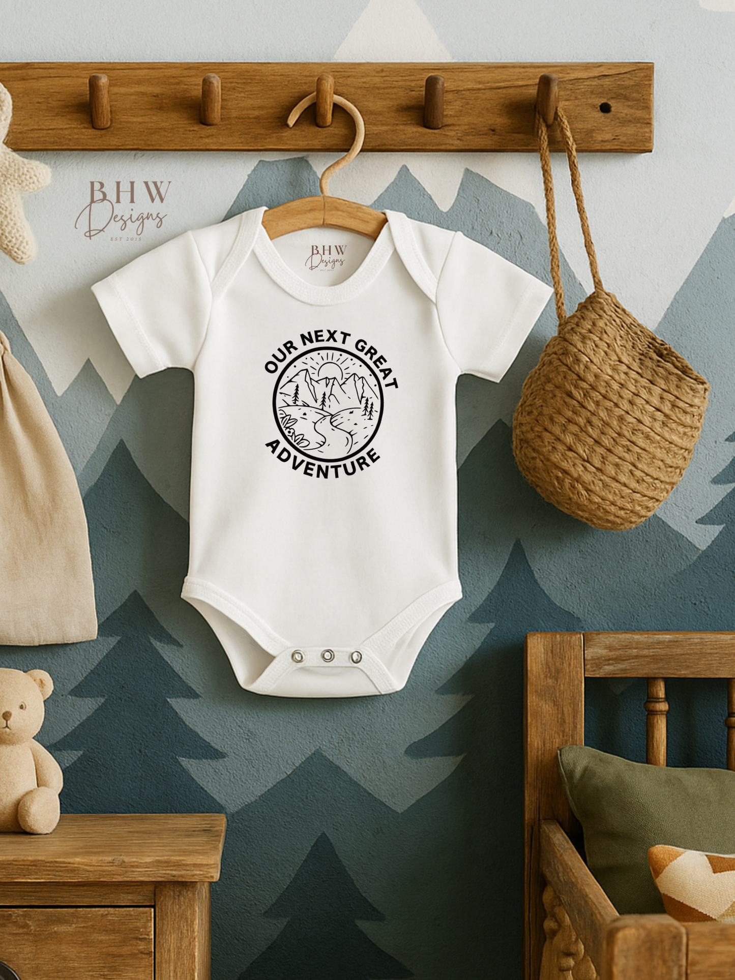 Our Next Great Adventure Baby Vest