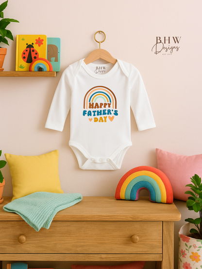 Happy Father's Day Baby Vest