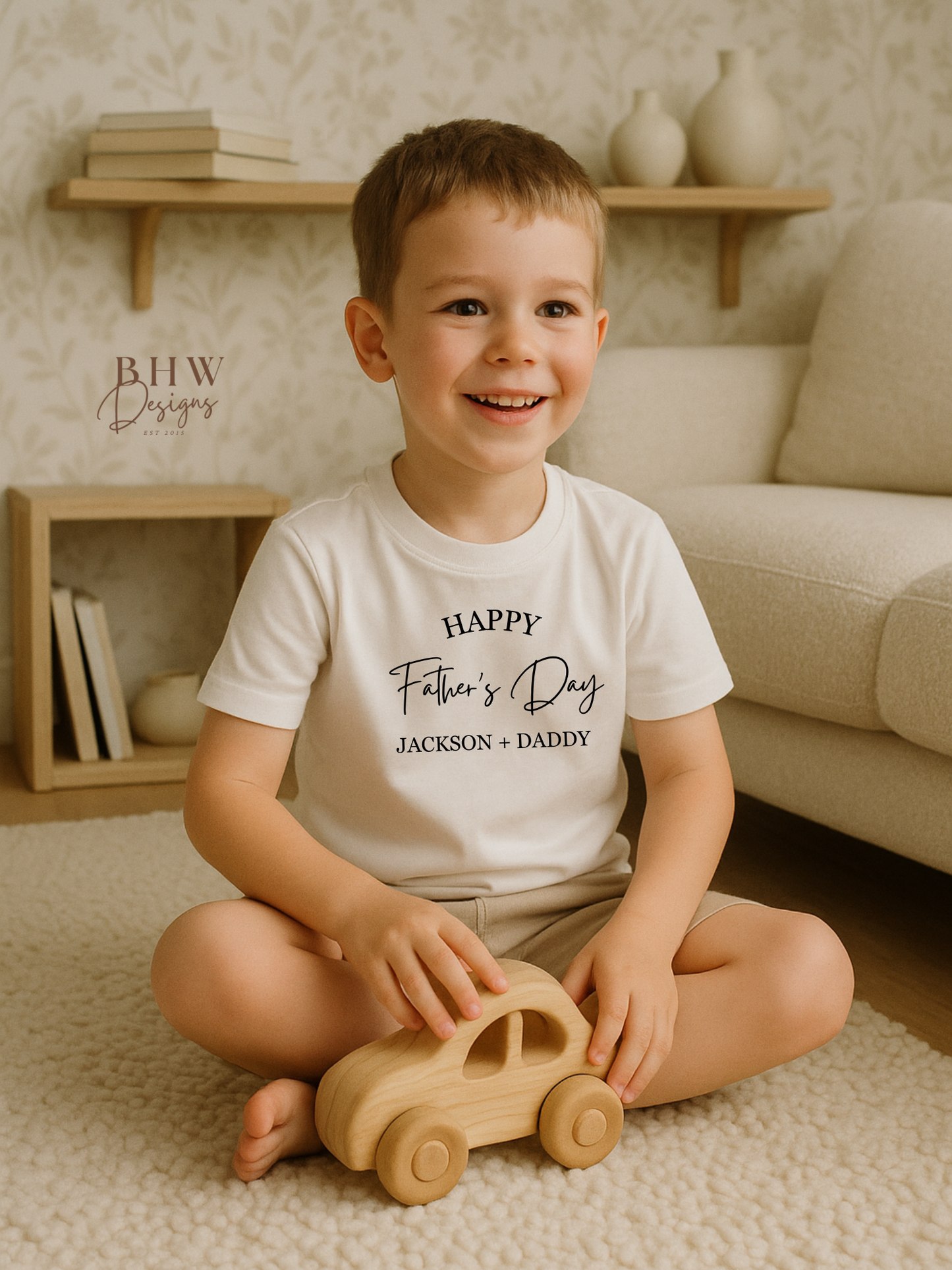Happy Father's Day Personalised T-shirt