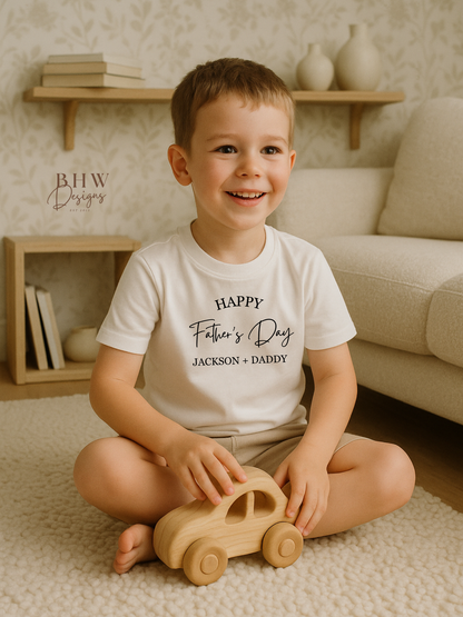 Happy Father's Day Personalised T-shirt