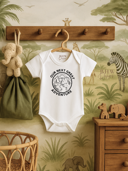 Our Next Great Adventure Baby Vest