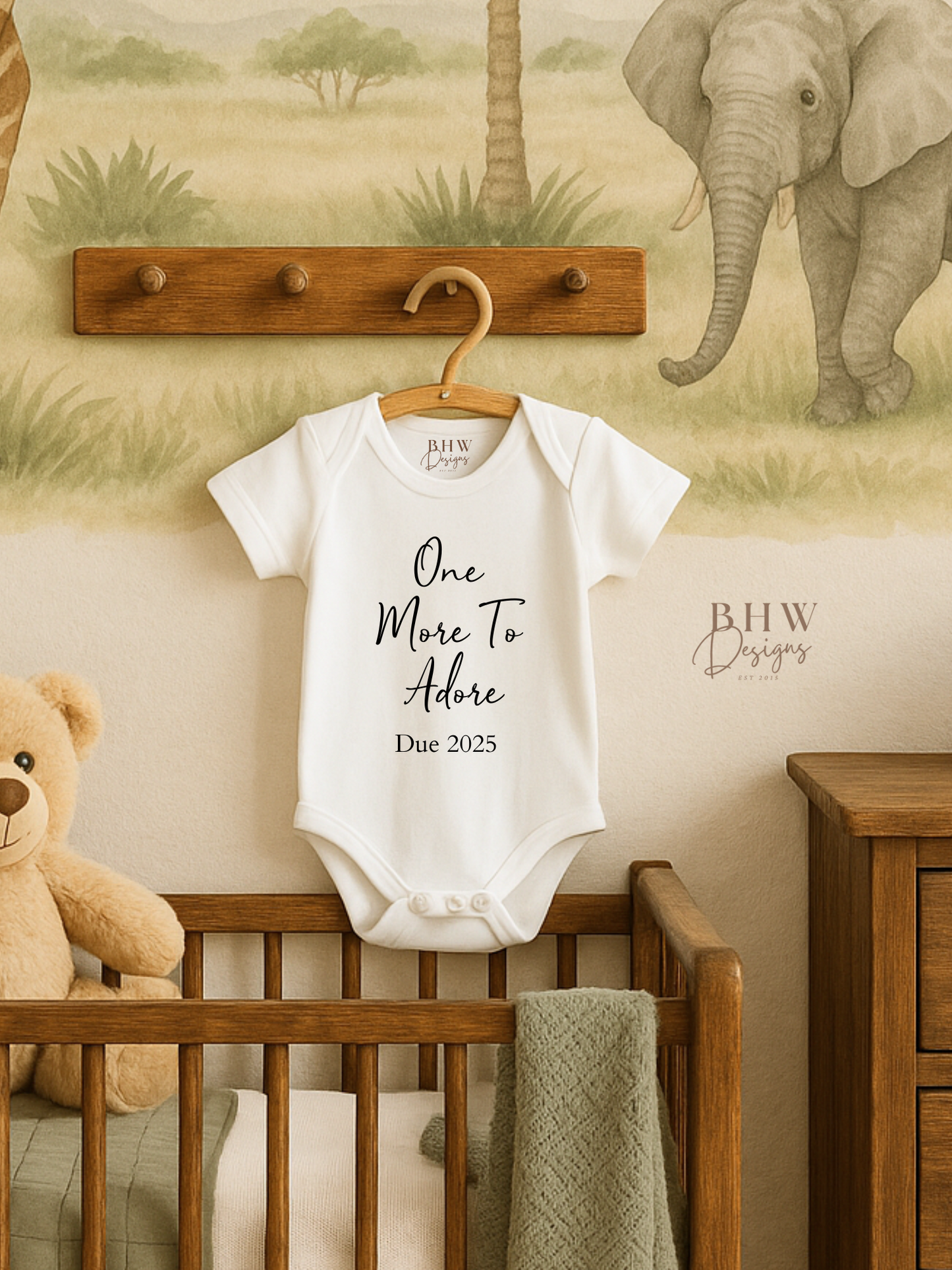 One More to Adore Baby Vest