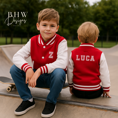 Varsity Jacket - Red