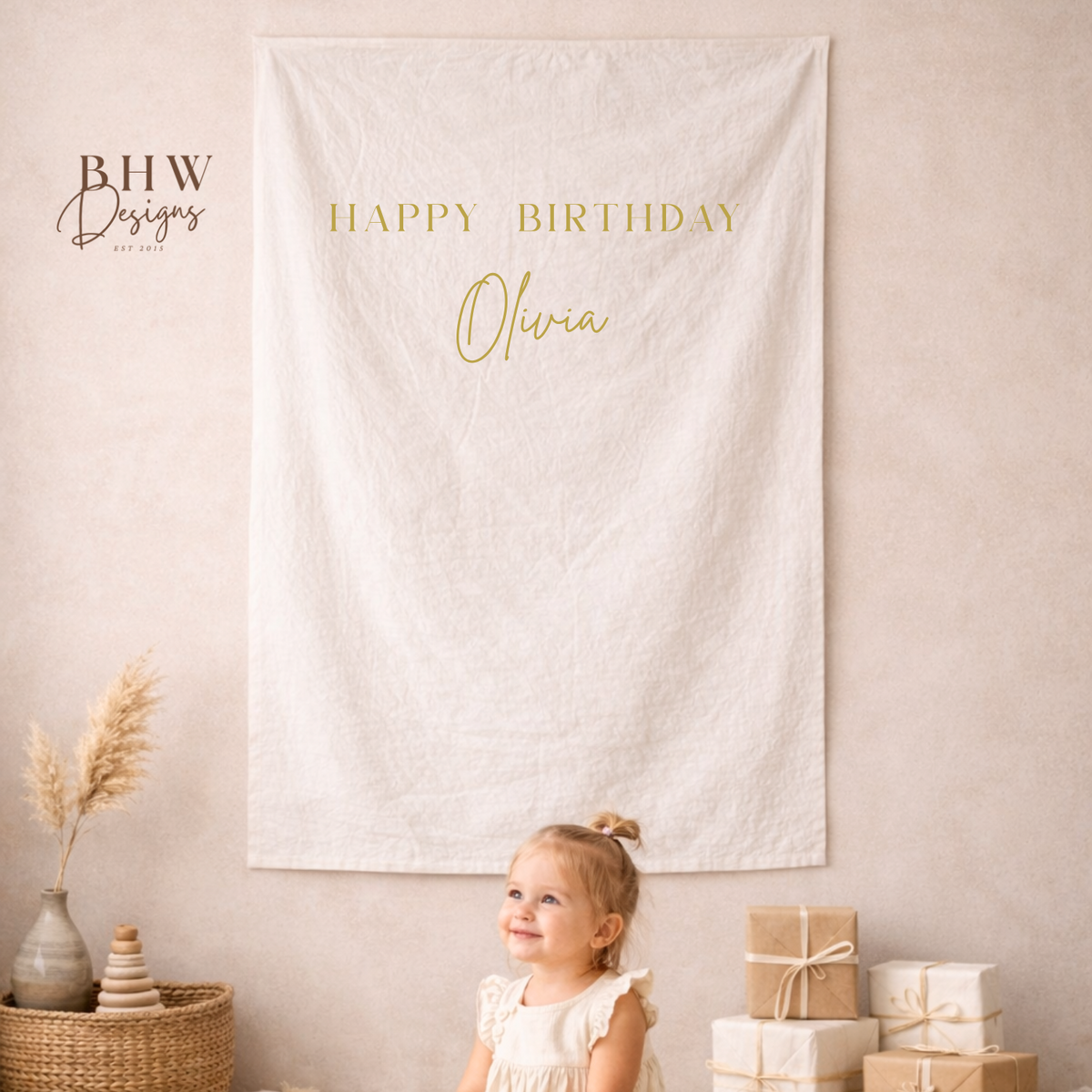 Personalised Mix Font Birthday Banner