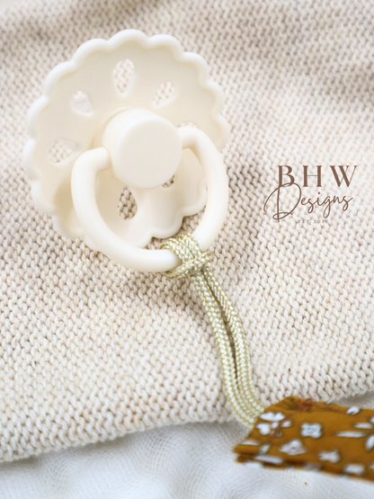Floral Dummy Clip - Mustard