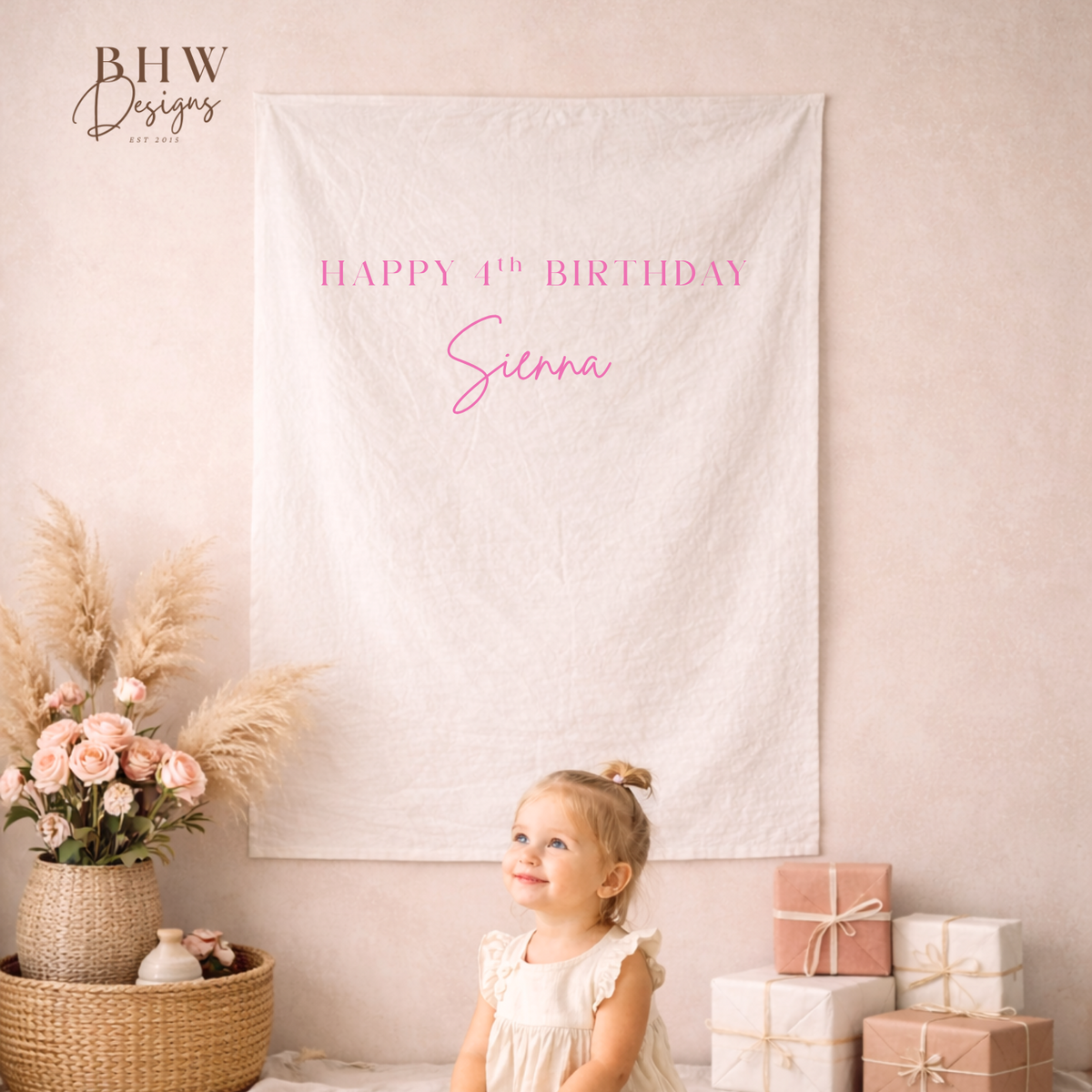 Personalised Mix Font Birthday Banner