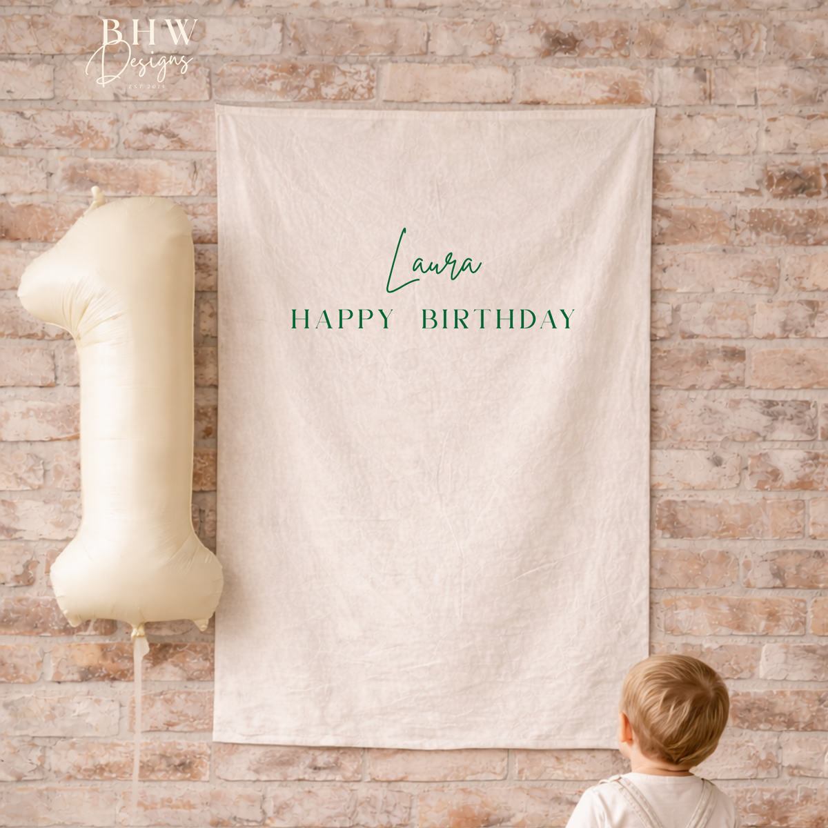 Personalised Mix Font Birthday Banner
