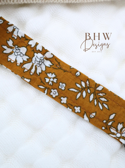 Floral Dummy Clip - Mustard