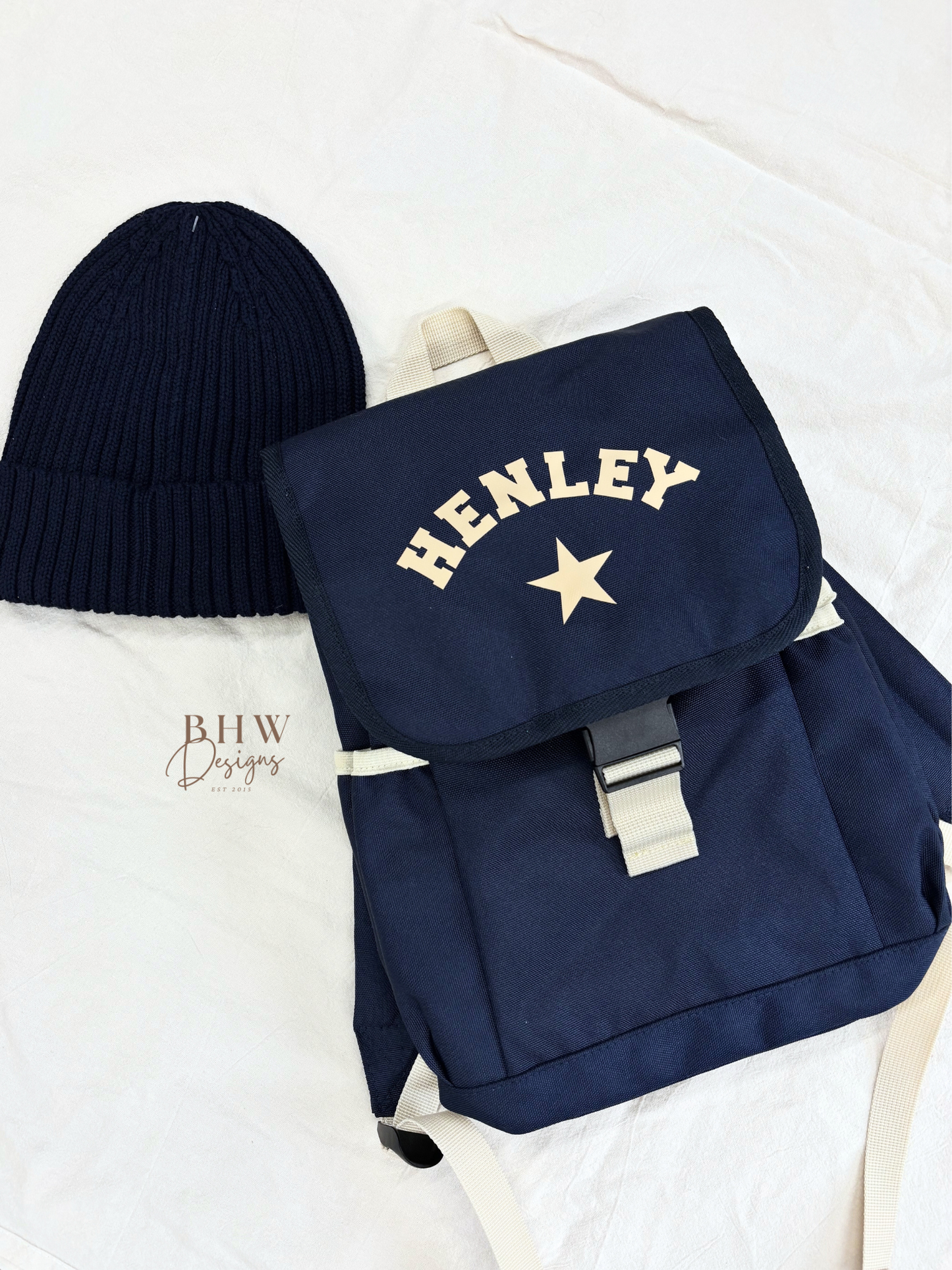 Personalised Kid's Adventure Backpack - Navy