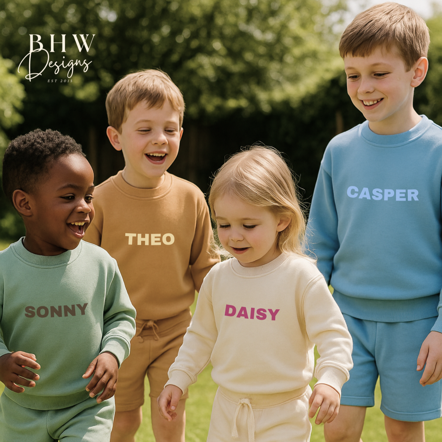 Personalised Sweatshirt and Short Jersey Set - Sky Blue