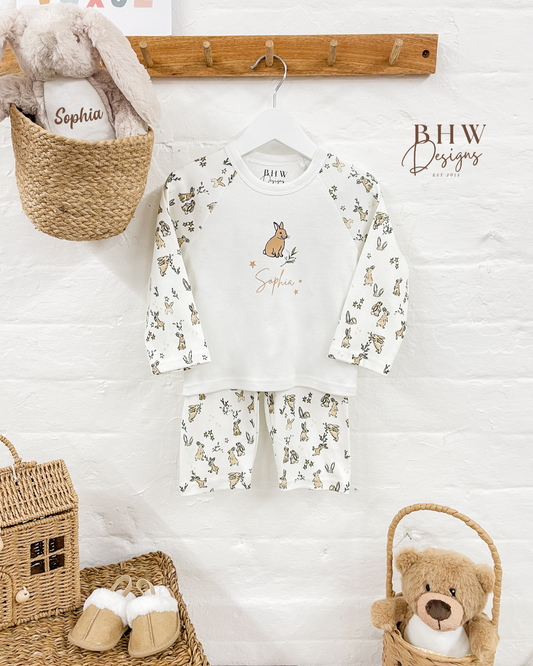 Personalised Bunny Pyjamas