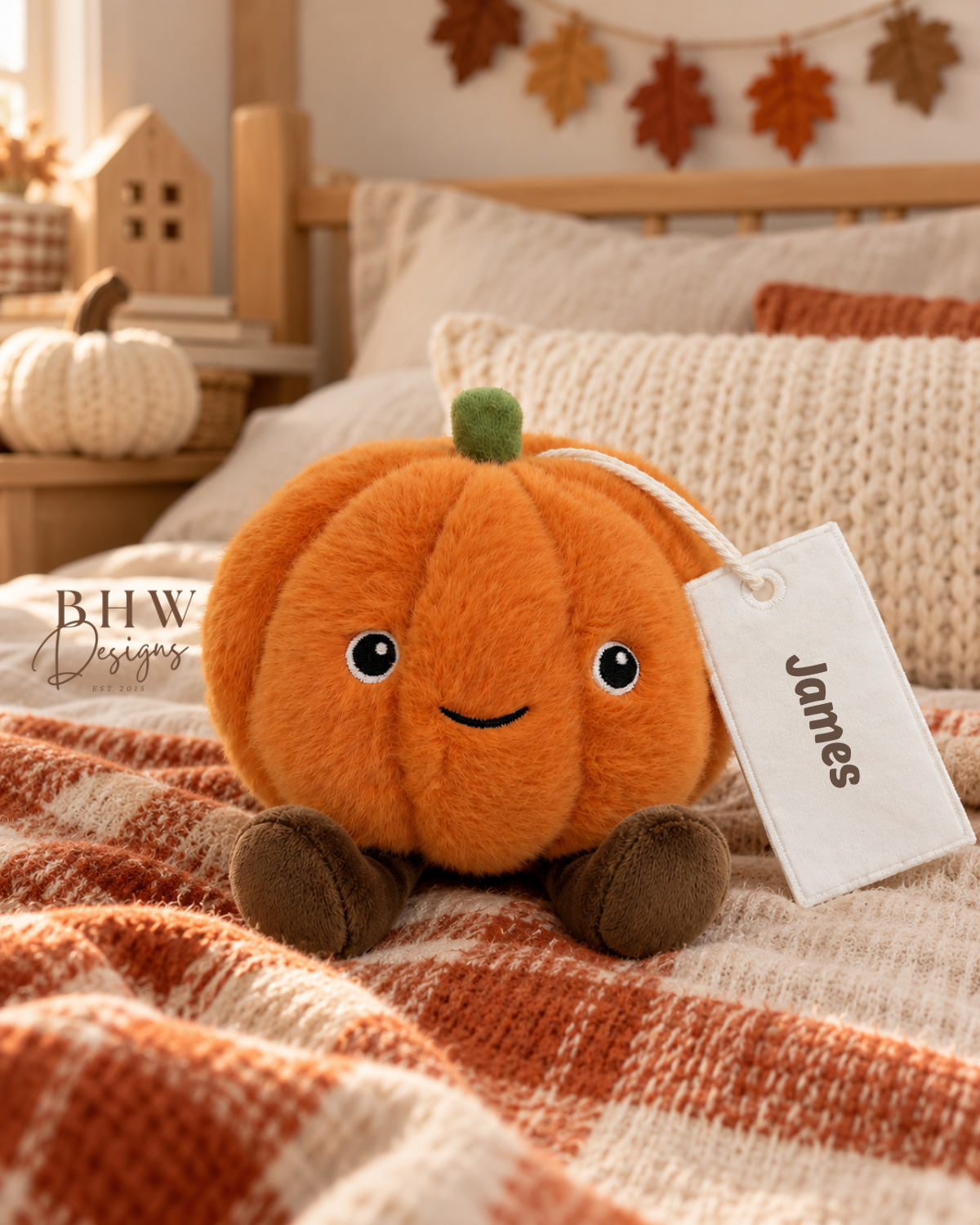 Personalised Pumpkin Soft Toy