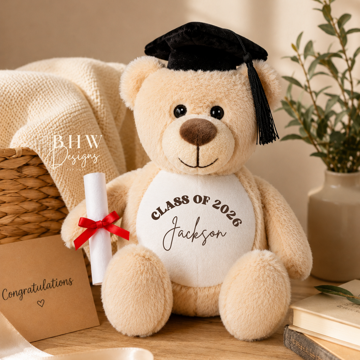 Personalised Graduation Teddy