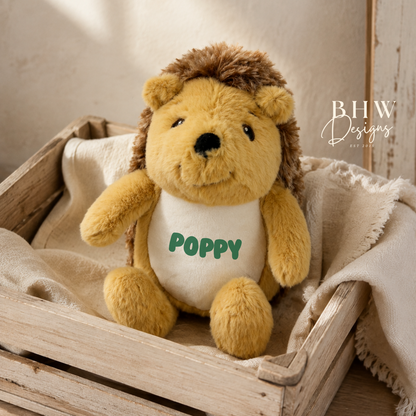 Personalised Mini Hedgehog Soft Toy