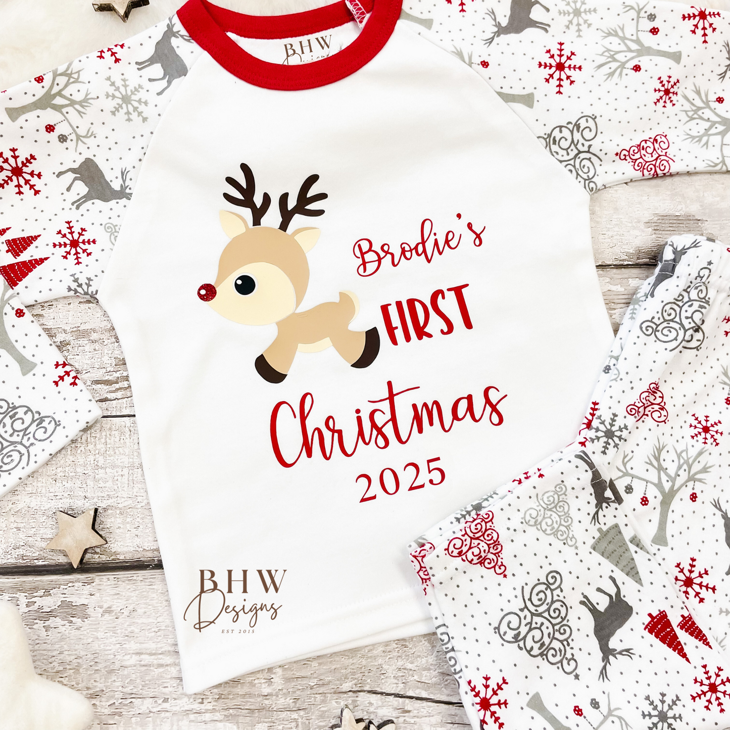 Personalised First Christmas Pyjamas
