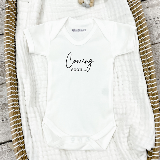 Coming soon Baby Vest