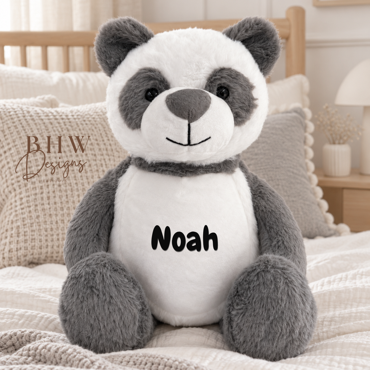 Personalised Panda Soft Toy