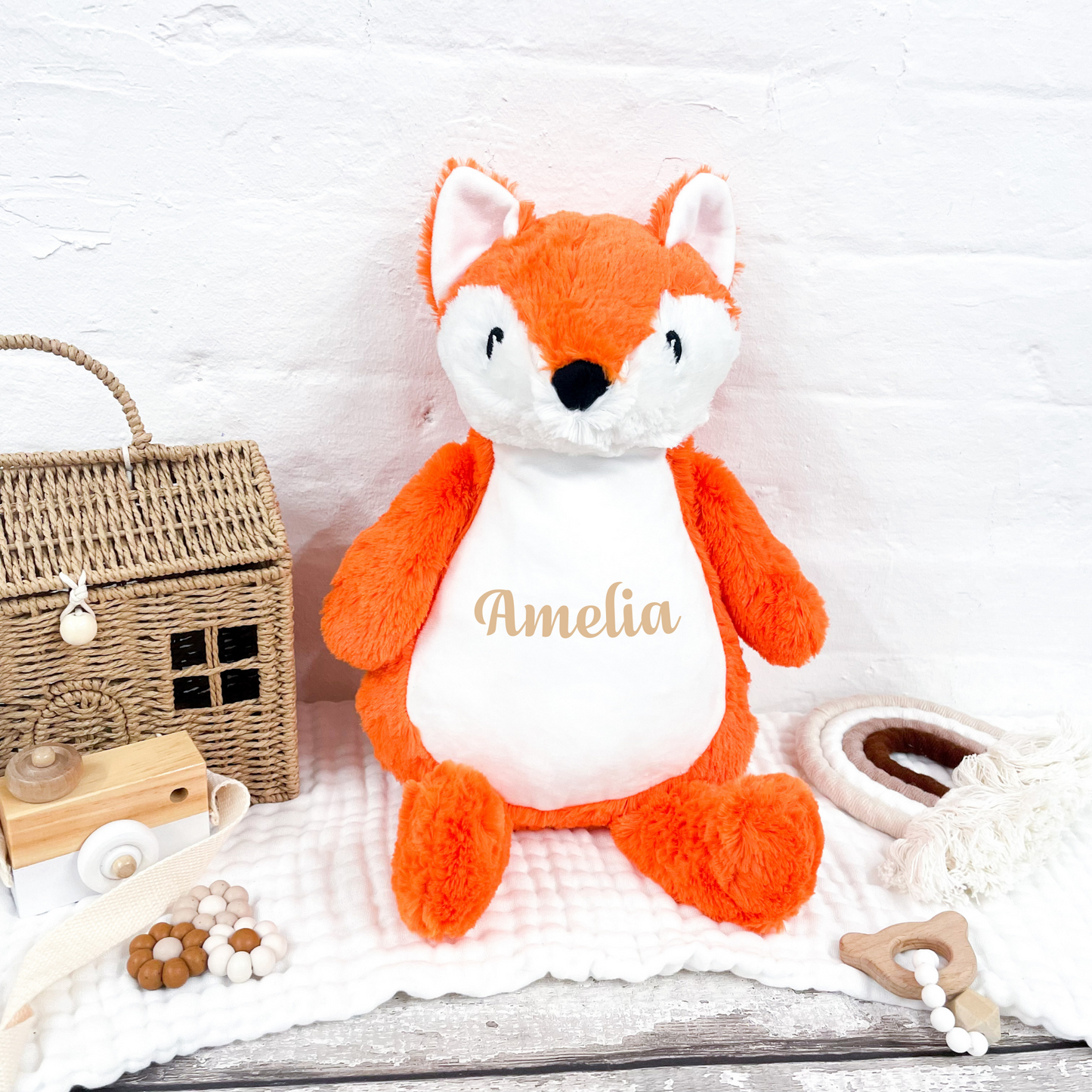Personalised Fox Soft Toy