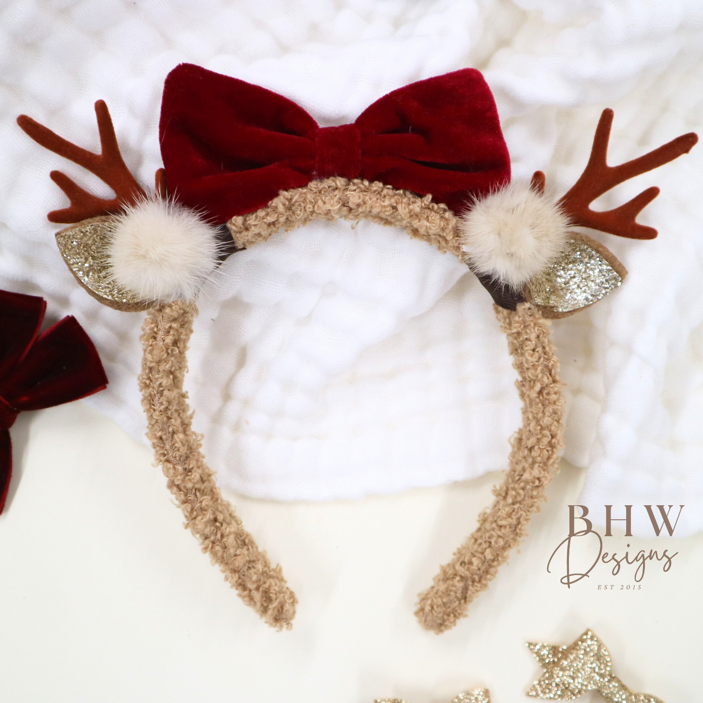 Girls Antler Headband