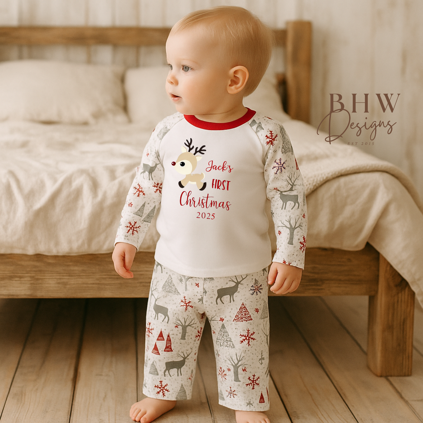 Personalised First Christmas Pyjamas