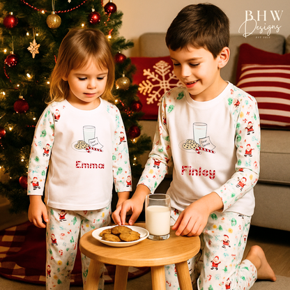 Personalised Milk & Cookies Pyjamas