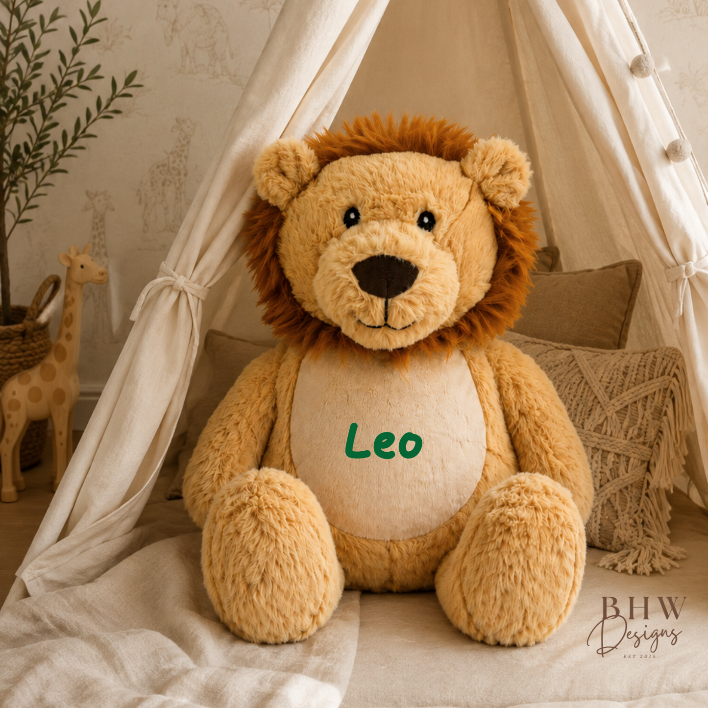 Personalised Lion Soft Toy