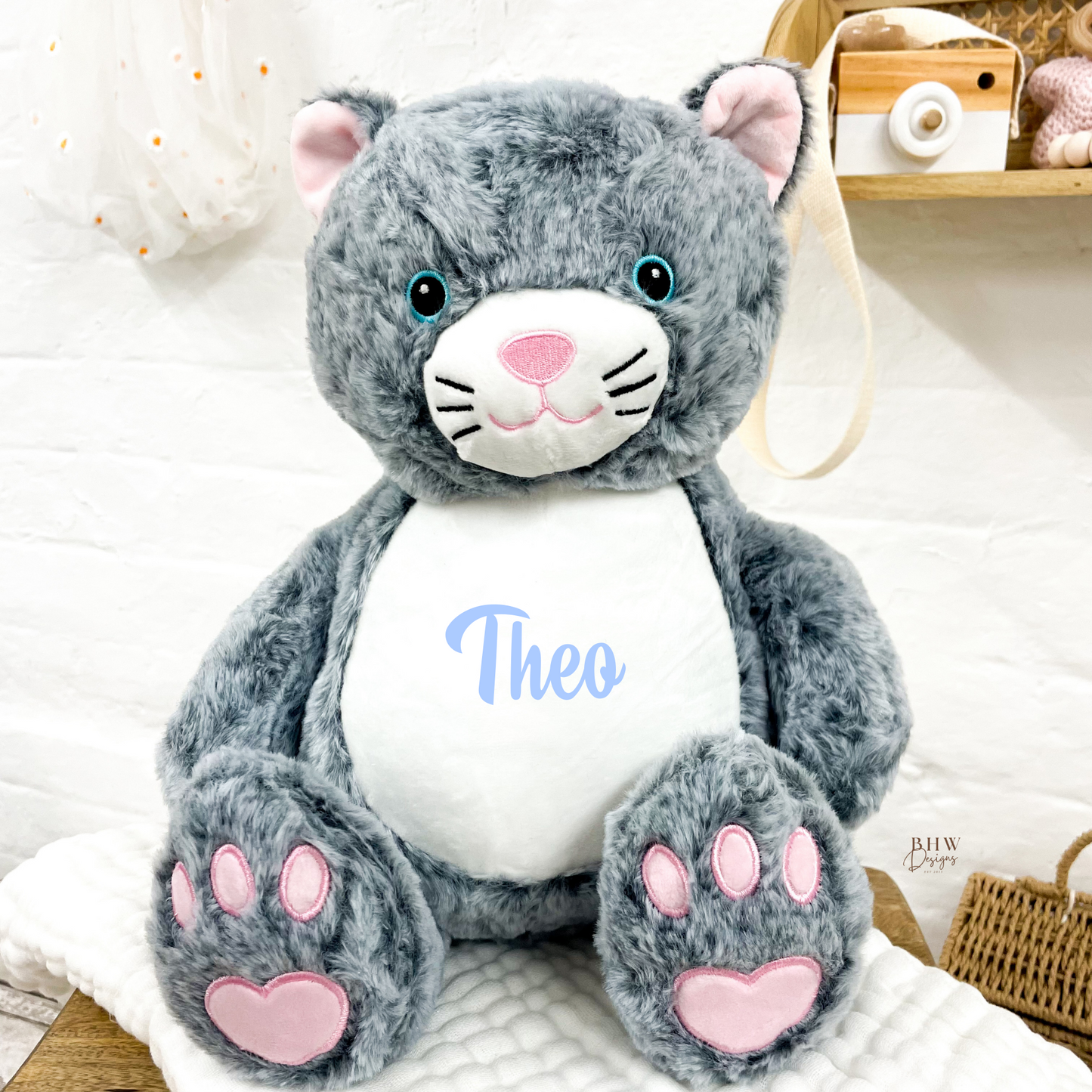 Personalised Cat Soft Toy