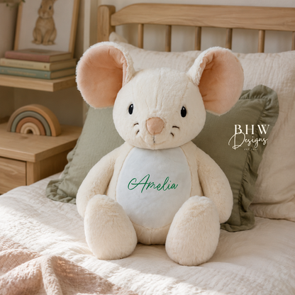 Personalised Mouse Soft Toy