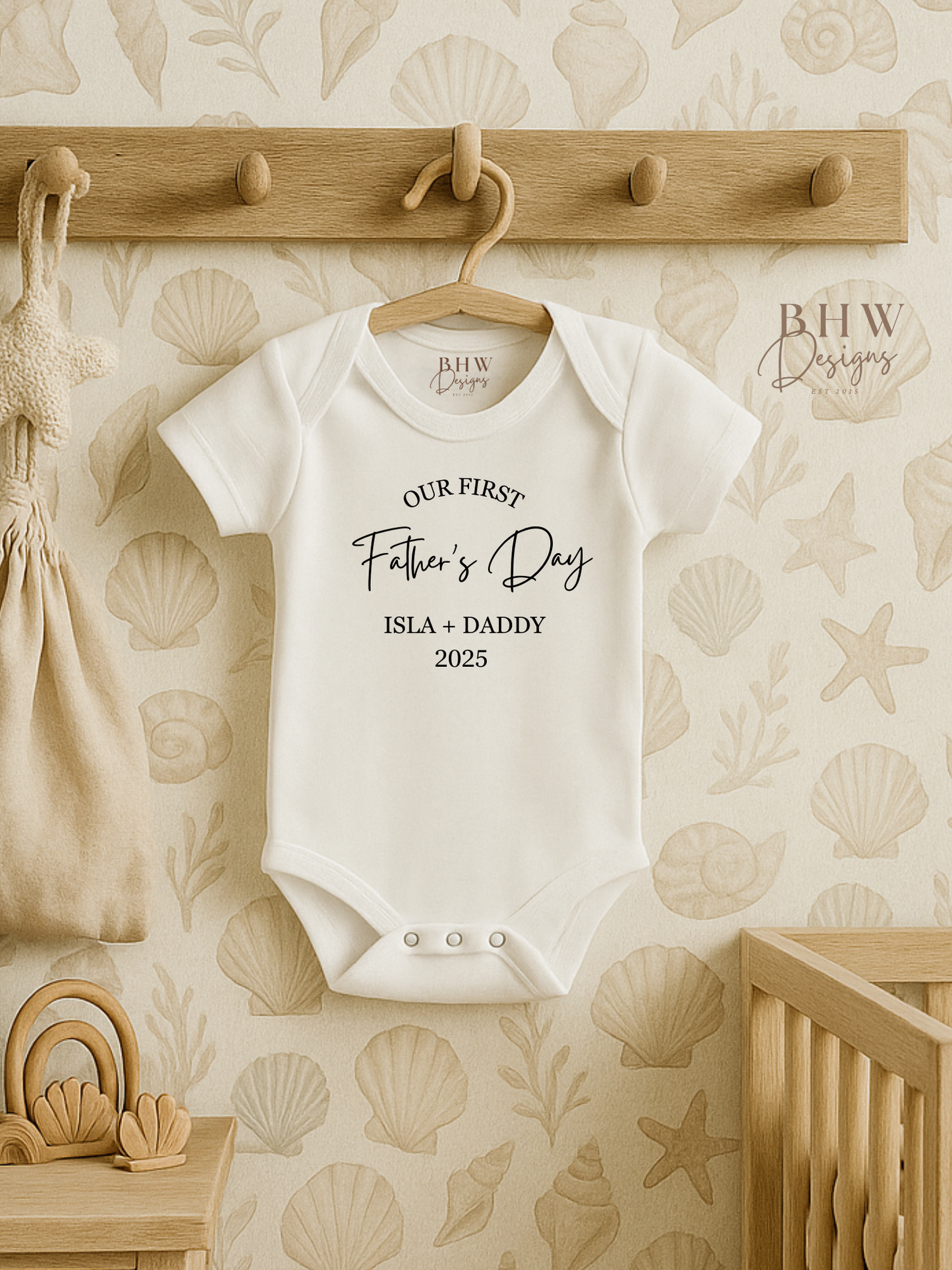 Our First Father's Day Baby Vest