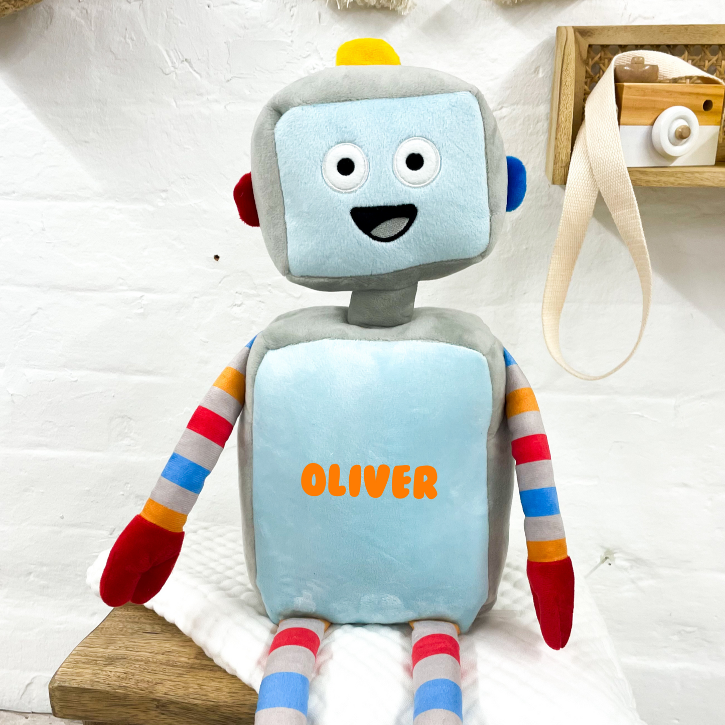 Personalised Robot Soft Toy