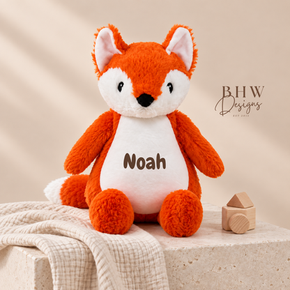 Personalised Fox Soft Toy