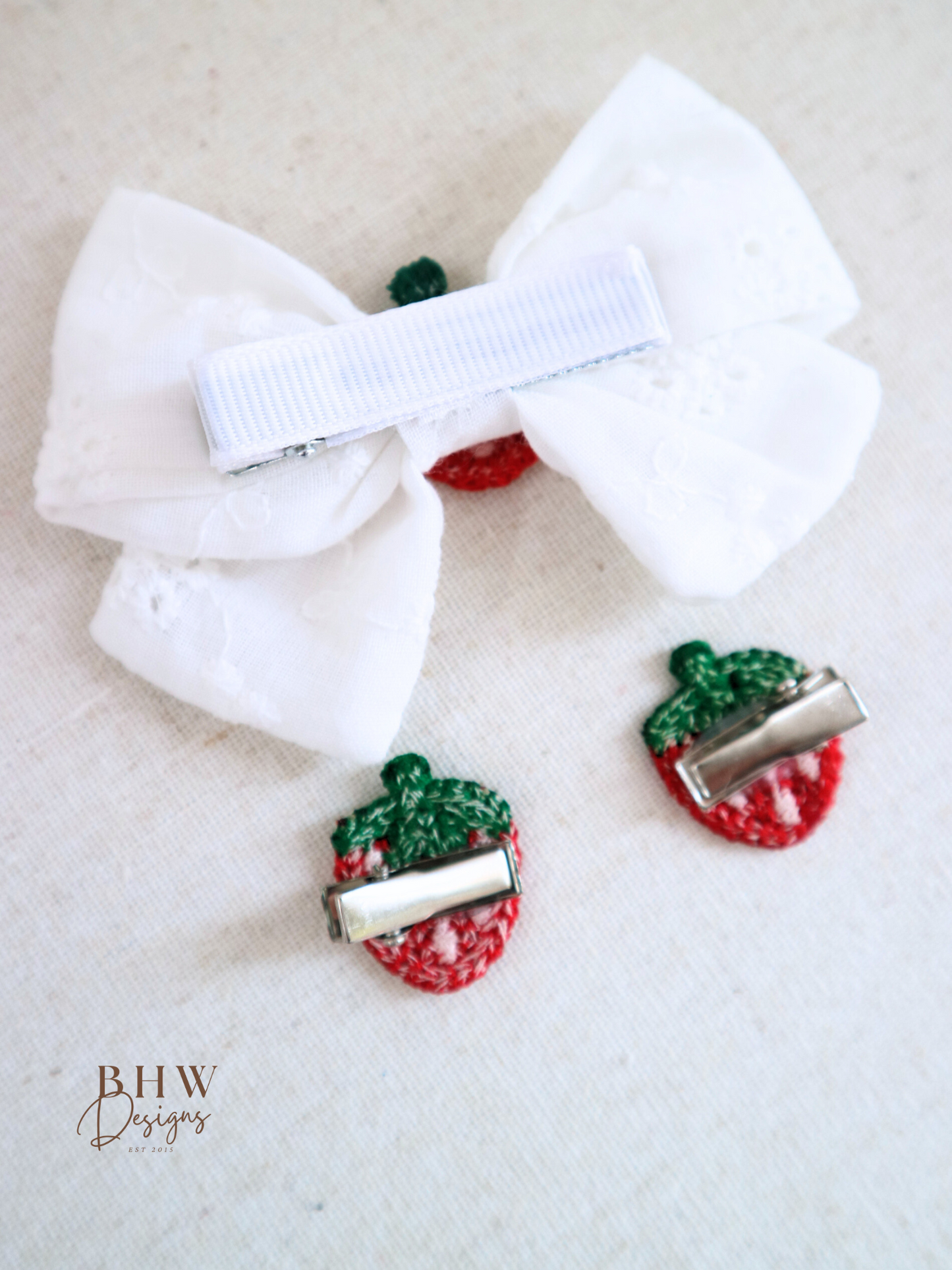 Girl's Strawberry Hair bow Set