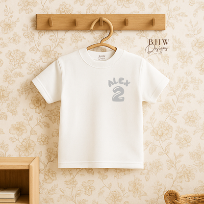 Birthday Age and Name T-shirt