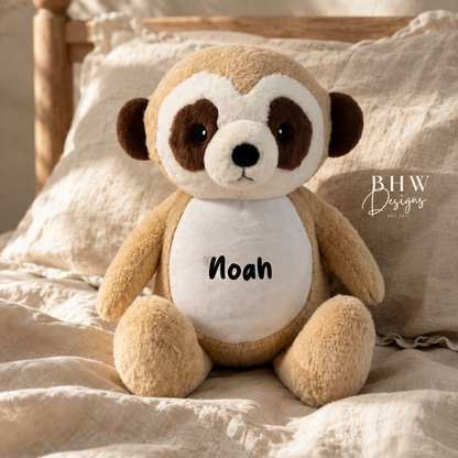 personalised Meerkat Soft Toy