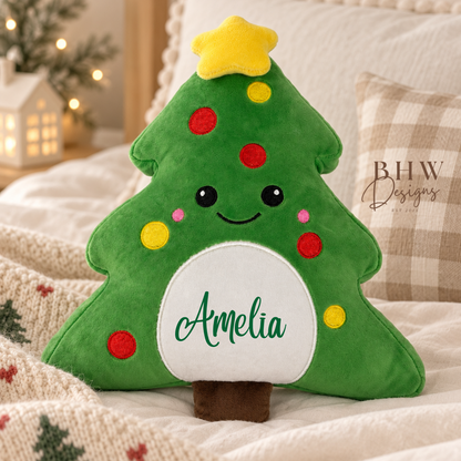 Personalised Christmas Tree Squishy Soft Toy