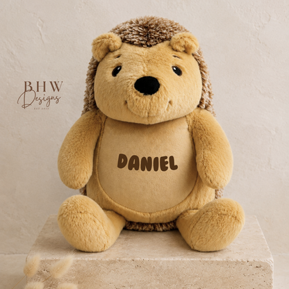 Personalised Hedgehog Soft Toy