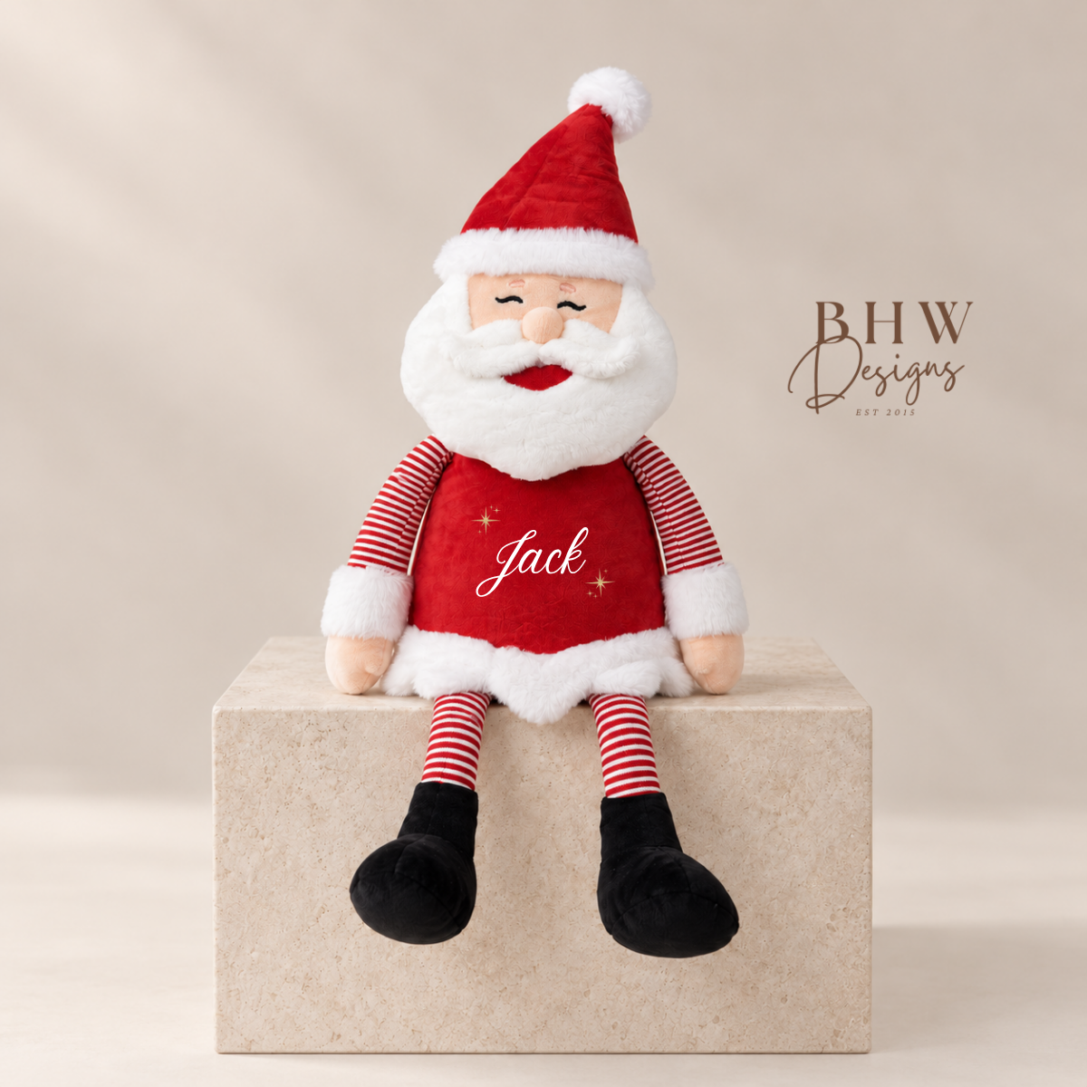 Personalised Santa Soft Toy