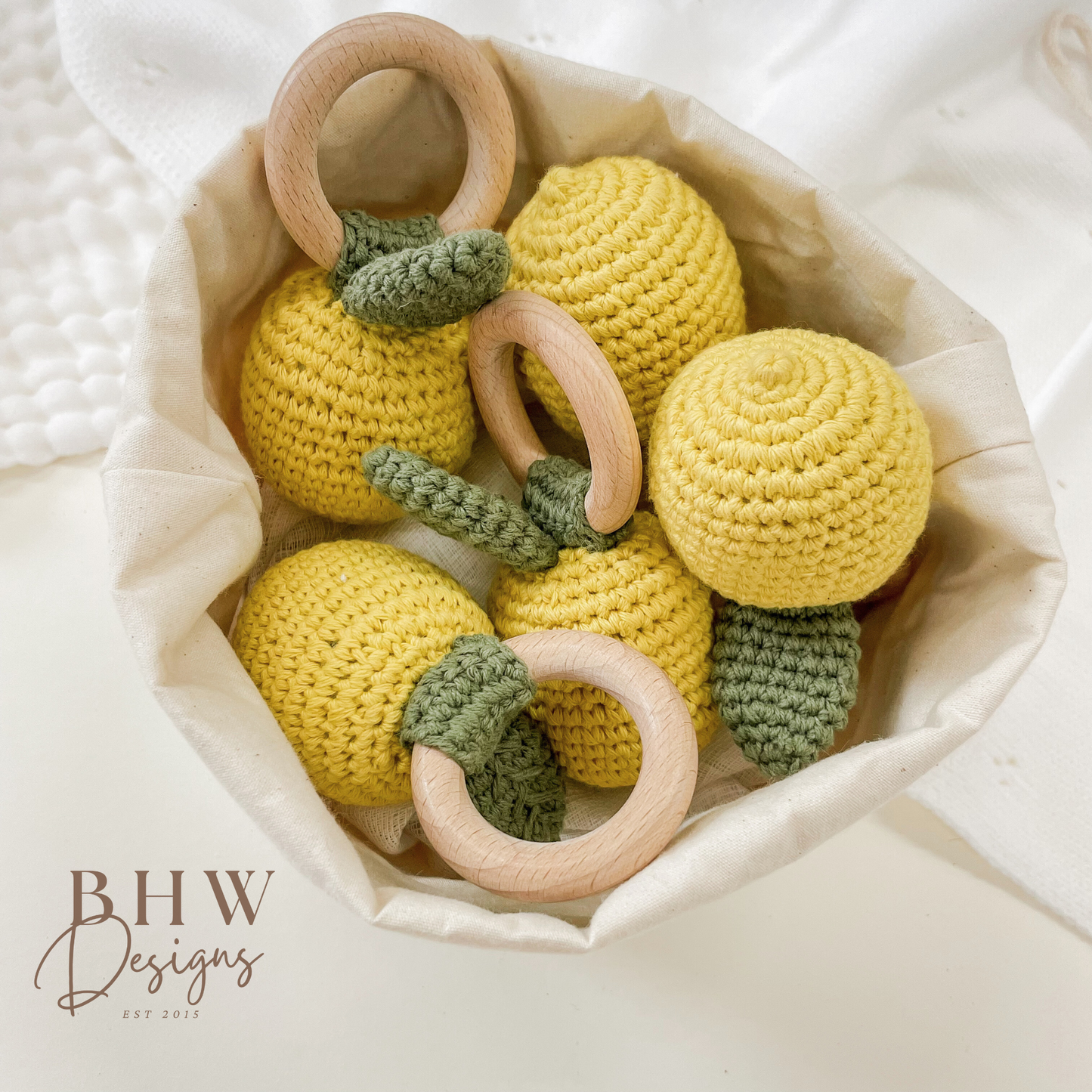Crochet Lemon Rattle