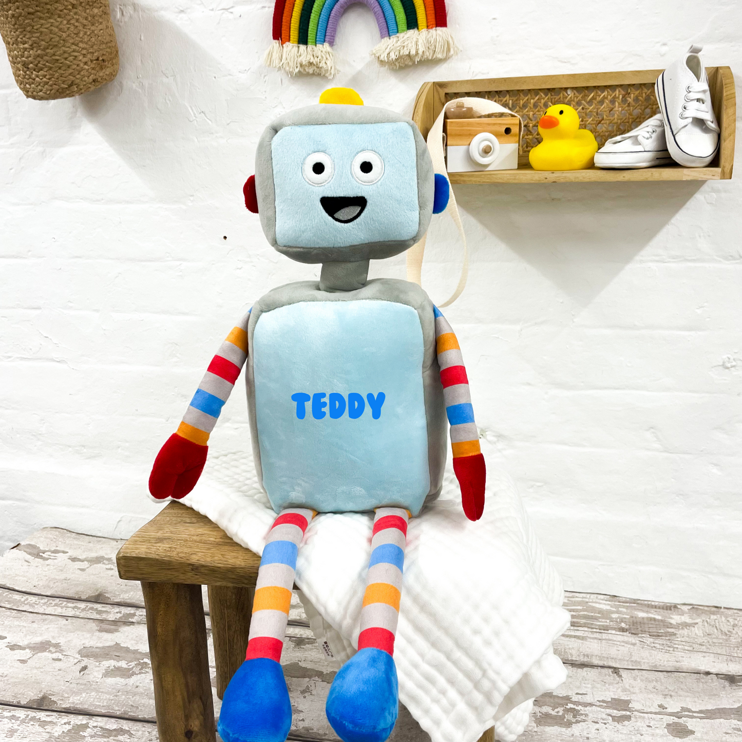 Personalised Robot Soft Toy