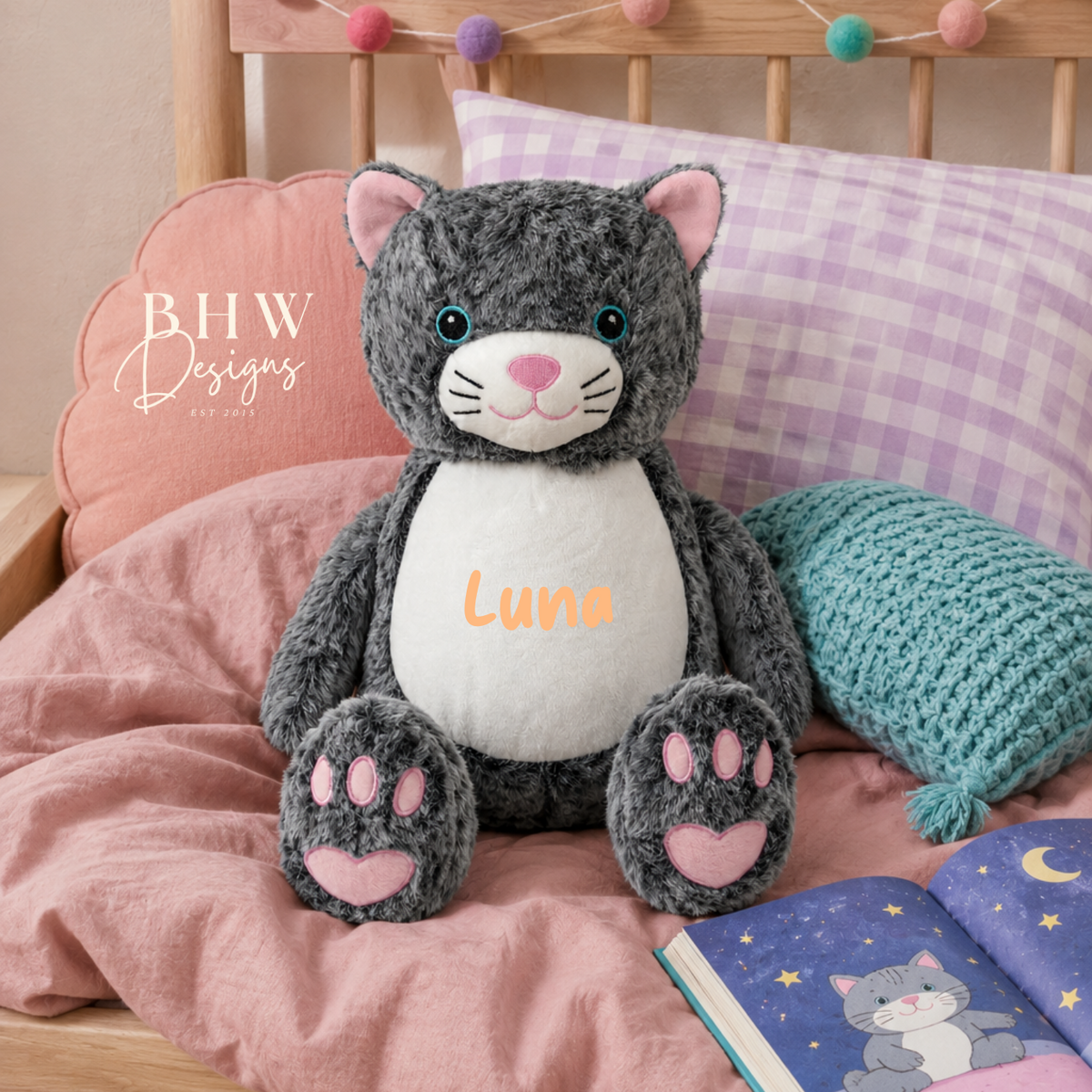 Personalised Cat Soft Toy