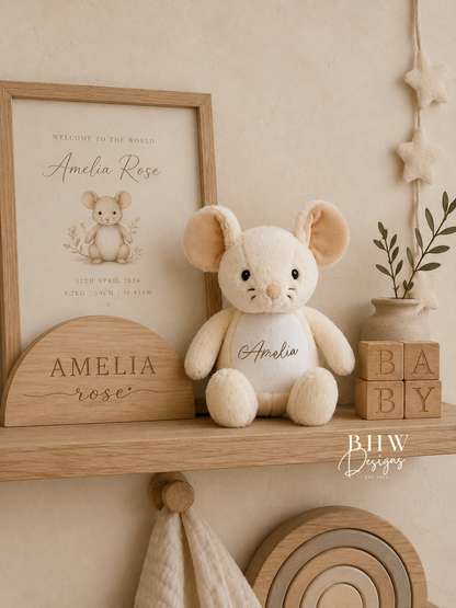 Personalised Mouse Mini Soft Toy