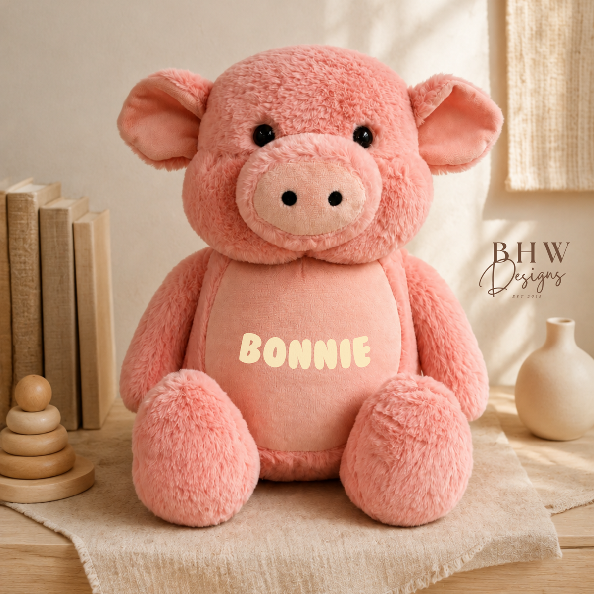 Personalised Pig Soft Toy