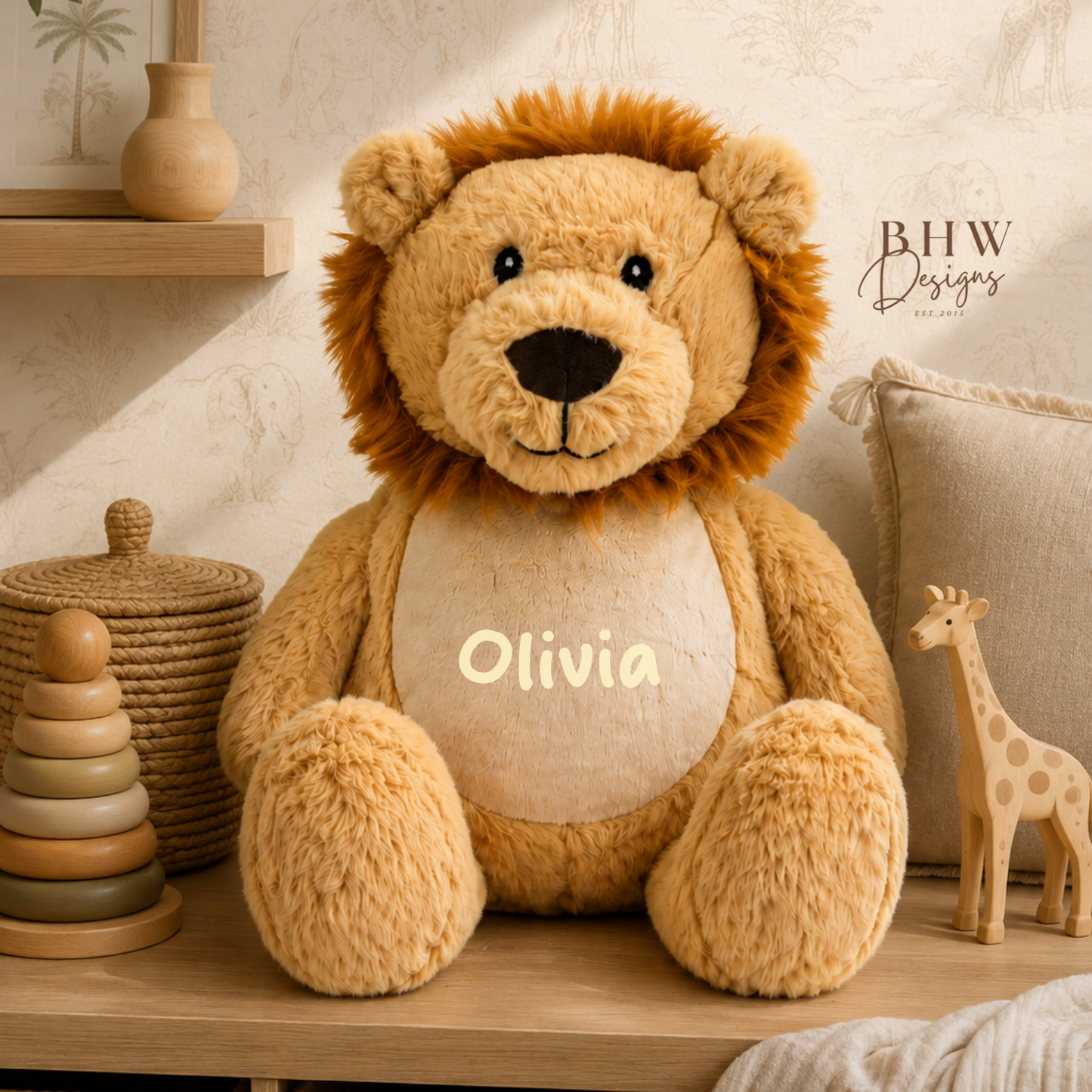 Personalised Lion Soft Toy
